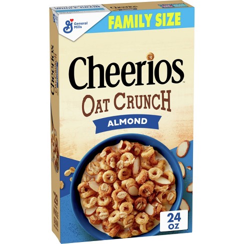 CHEERIOS OAT CRUNCH ALMOND FAMILY SIZE 680GR