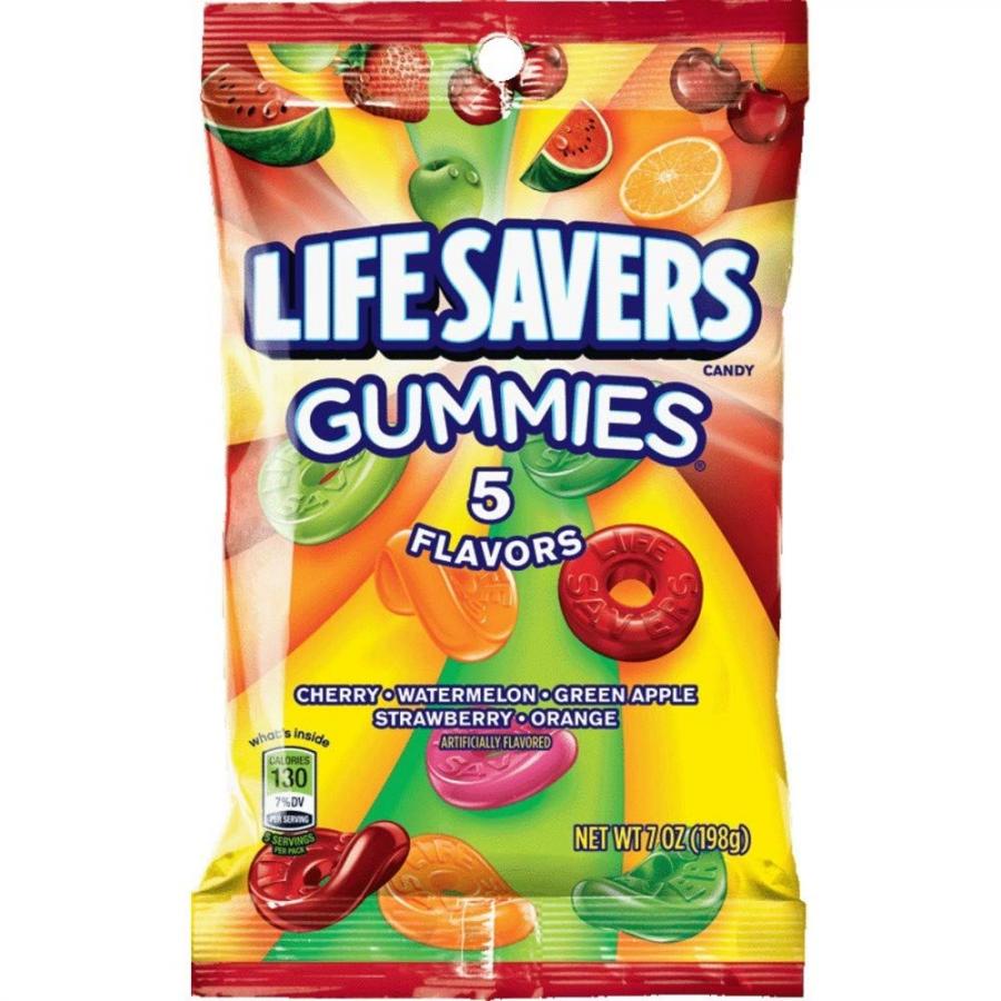 LIFESAVERS GUMMIES 5 FLAVORS 198GR