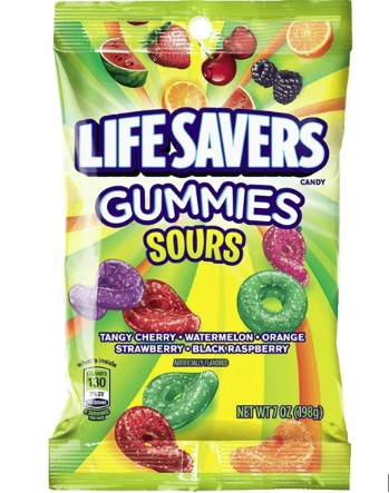 LIFESAVERS GUMMIES SOURS 198 GR