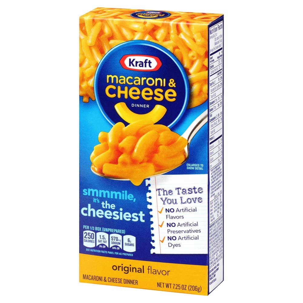 MACARONI & CHEESE KRAFT 206GR