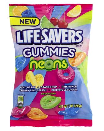 LIFESAVERS GUMMIES NEON 198GR