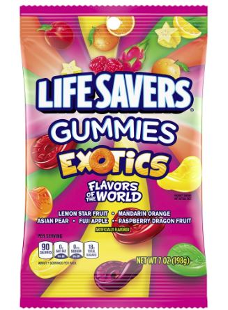 LIFESAVERS GUMMIES EXOTICS FLAVORS 198GR