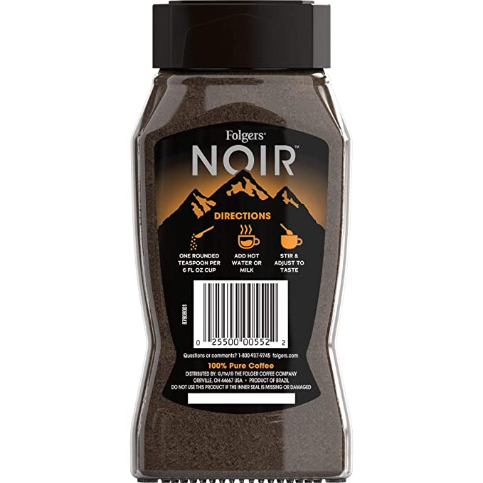 CAFE FOLGERS NOIR  INSTANT GOLDEN DUSK