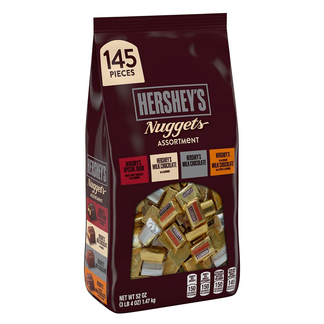 HERSHEYS NUGGETS ASSORTMENT 145PIECES  1.47KG