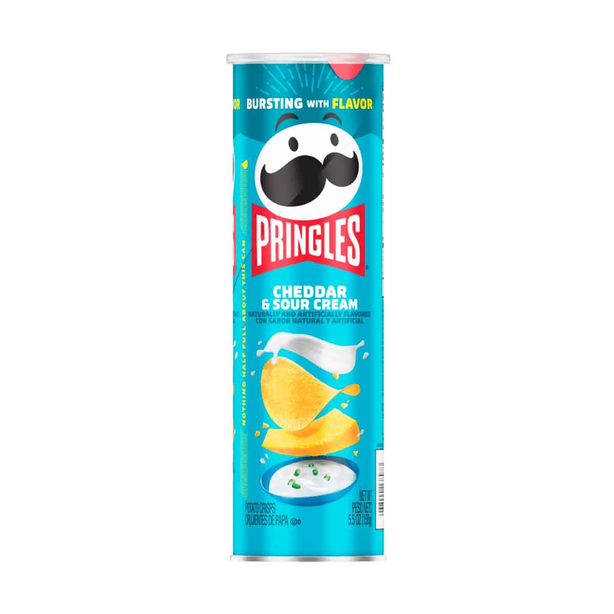 PRINGLES CHEDDAR & SOUR CREAM 158GR