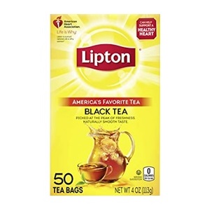 LIPTON BLACK TEA 113GR 50UND