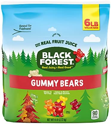 GUMMY BEARS BLACK FOREST SIN GLUTEN 2.72KG