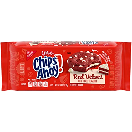 CHIPS AHOY CHEWY RED VELVET 272GR
