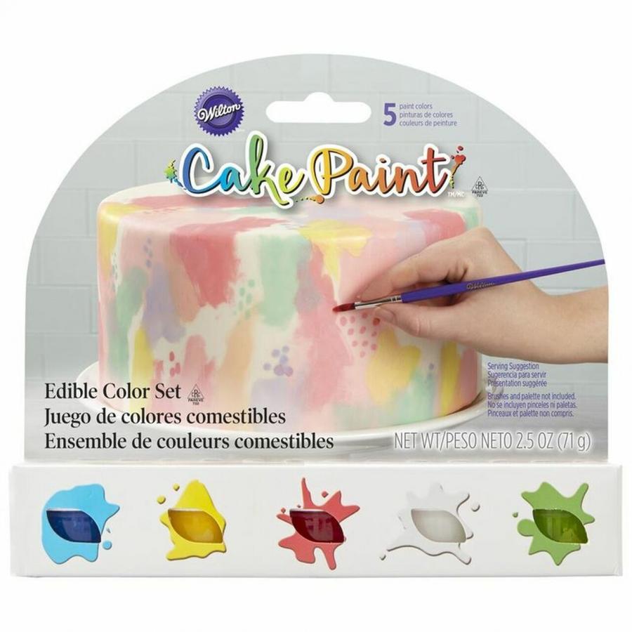 JUEGO DE COLORANTES COMESTIBLES METALICOS 5 UND WILTON