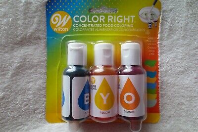COLORANTES ALIMENTARIOS CONCENTRADOS 3 UND WILTON