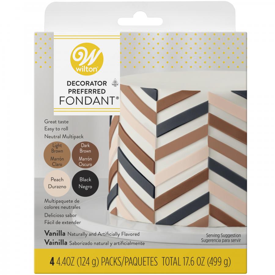 DECORATOR PREFERRED FONDANT WILTON NEUTRAL MULTIPACK
