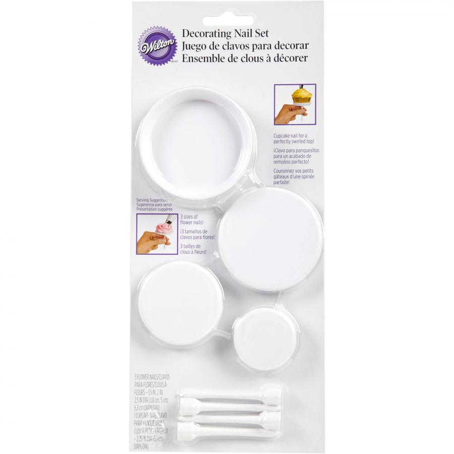 JUEGO DE CLAVOS PARA DECORAR WILTON