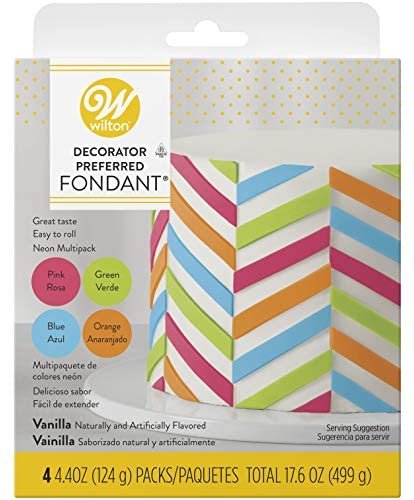 DECORATOR PREFERRED FONDANT WILTON NEON MULTIPACK