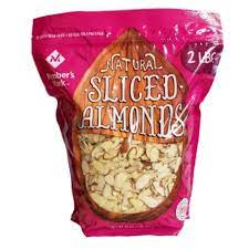 NATURAL SLICED ALMONDS 907GR