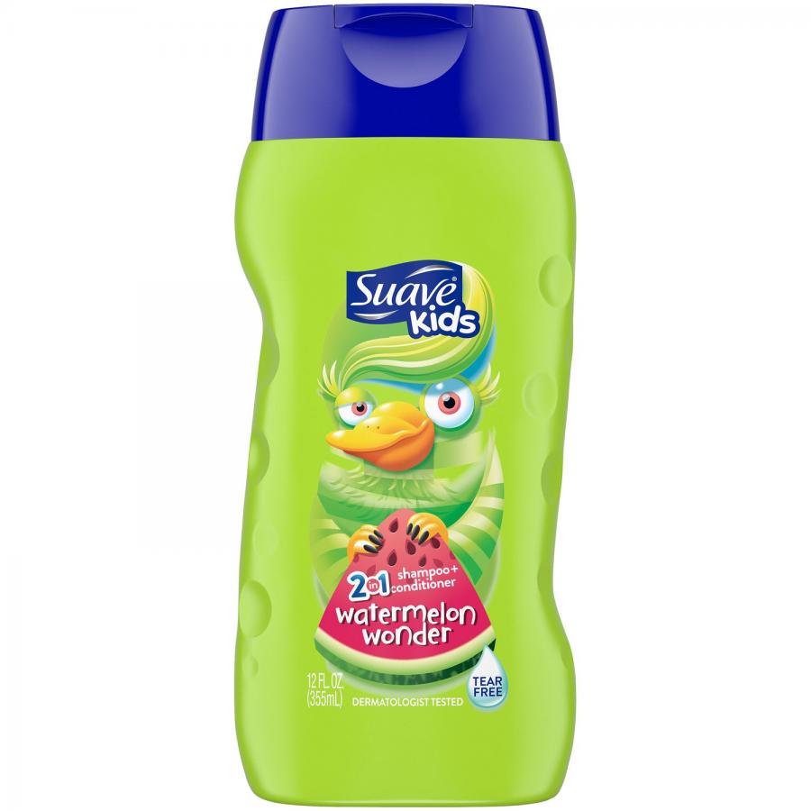 SHAMPOO 2N1 SUAVE KIDS WATERMELON 355ML