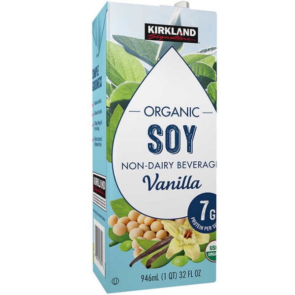 ORGANIC SOY VANILLA 946ML KIRKLAND