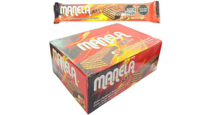 WAFERS MANELA XXL CHOCOLATE 24UND