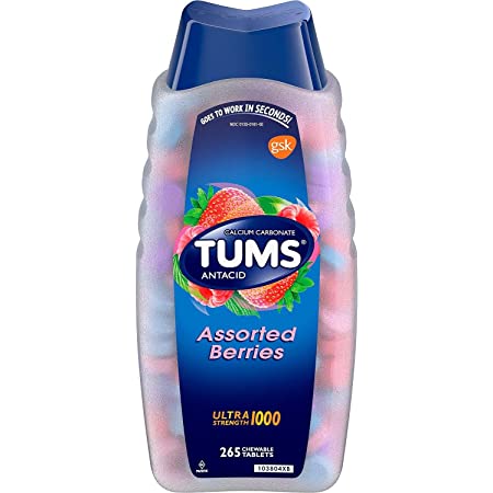 CALCIUM CABRONATE TUMS 265 TABLETS