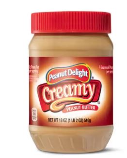 PEANUT DELIGHT CREAMY BUTTER 510GR