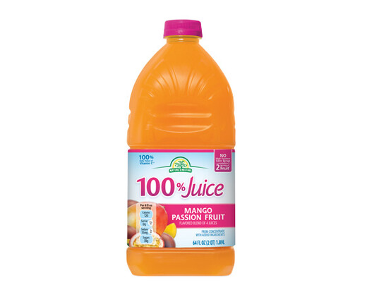 NATURE NECTAR 100% JUICE MANGO PASSION FRUIT 1.89LT