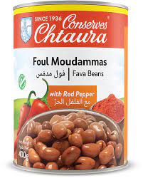 CHTAURA HABAS CON CHILE ROJO 400GR