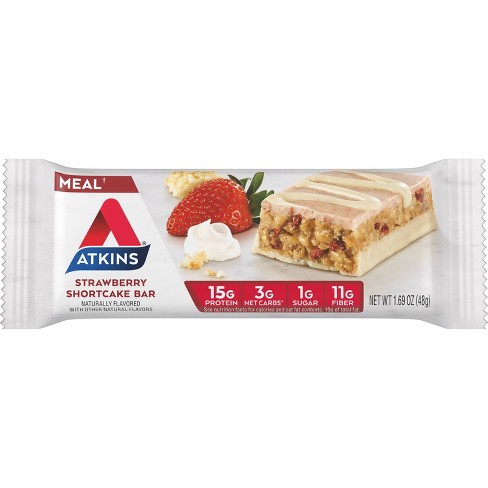 BARRA DE PROTEINA PASTEL DE FRESA 15GR PROTEINA