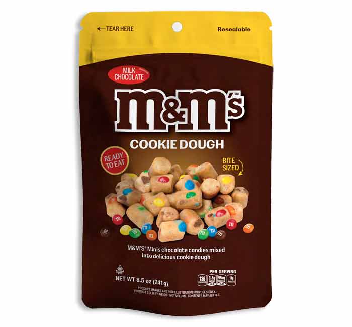 M&MS COOKIES DOUGH BITES 241GR
