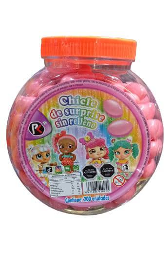 CHICLE DE SURPRISE SIN RELLENO 200UND