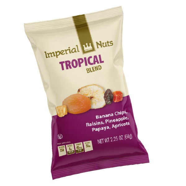 IMPERIAL NUTS TROPICAL BLEND 64G