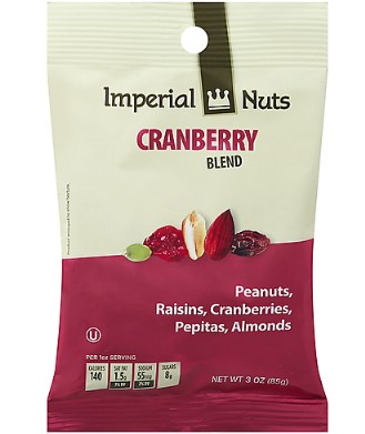 IMPERIAL NUTS CRANBERRY BLEND 64G
