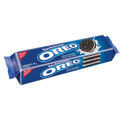 GALLETA OREO TUBULAR TIPO AMERICANO 108GR