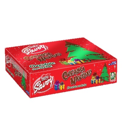 CHOCOLATE SAVOY EDICION NAVIDAD 70GR 9UND