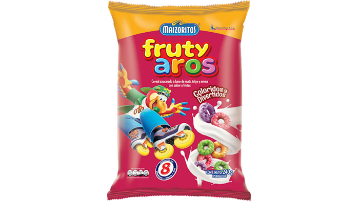 CEREAL MAIZORITOS FRUTY AROS 240GR