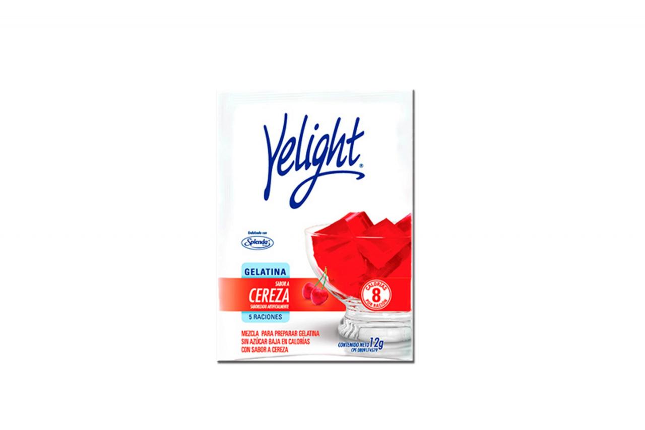 GELATINA YELIGHT CEREZA 12GR