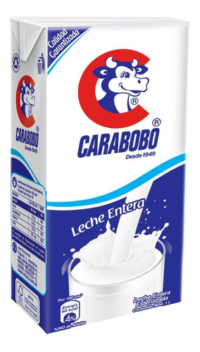 LECHE ENTERA CARABOBO 1L