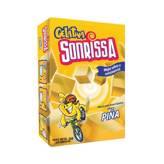 GELATINA SONRISSA PIÑA 66GR