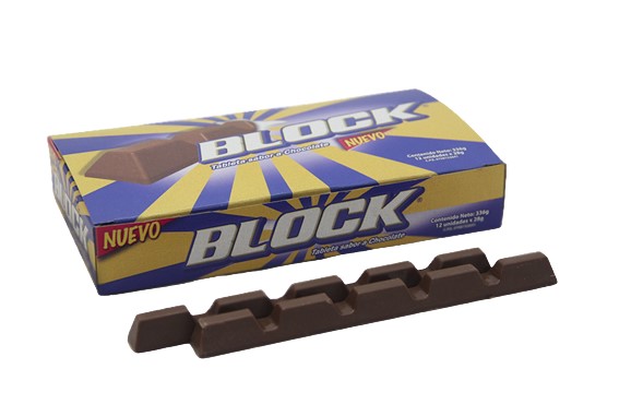BLOCK DE CHOCOLATE 12UND