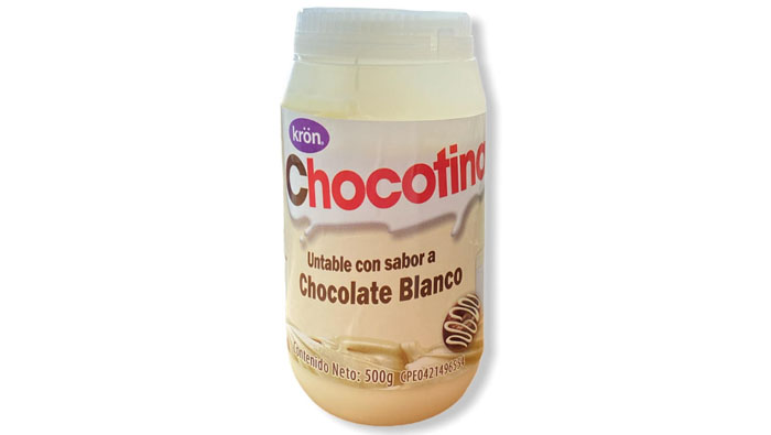 CHOCOTINA SABOR A CHOCOLATE BLANCO 500 GR