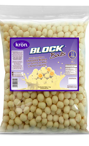 BLOCK BALL KRON BLANCO 1KG