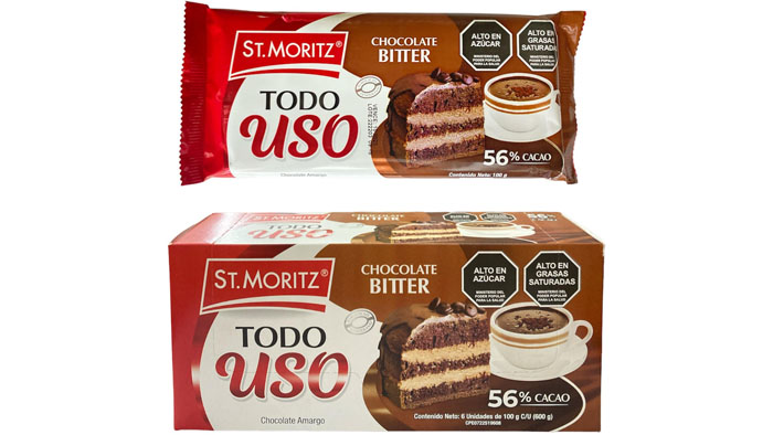CHOCOLATE BITTER TODO USO 56% CACAO 6UND