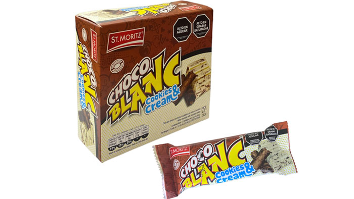 CHOCO BLANC COOKIES & CREAM 12UND 32GR