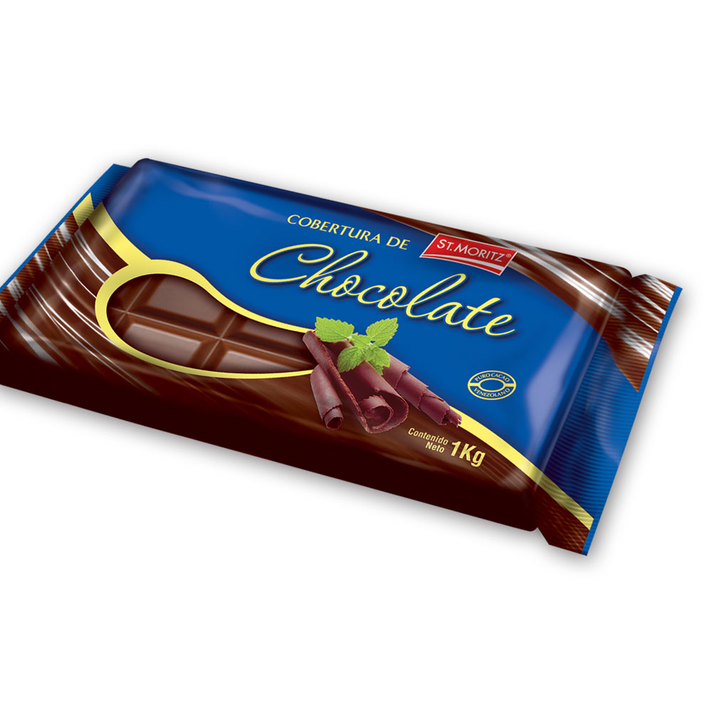 COBERTURA CHOCOLATE DE LECHE ST. MORITZ 1KG
