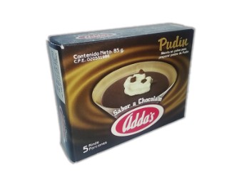 ADDAS PUDIN SABOR A CHOCOLATE 85GR