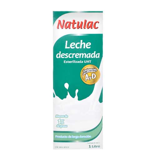 LECHE DESCREMADA NATULAC 1LT