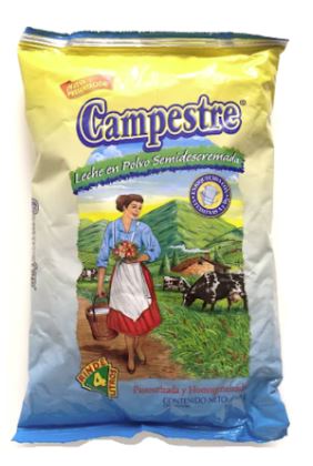 LECHE CAMPESTRE SEMIDESCREMADA 450GR