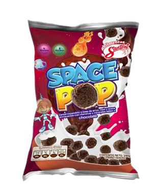 CEREAL SPACE POP CHOCOLATE 240GR