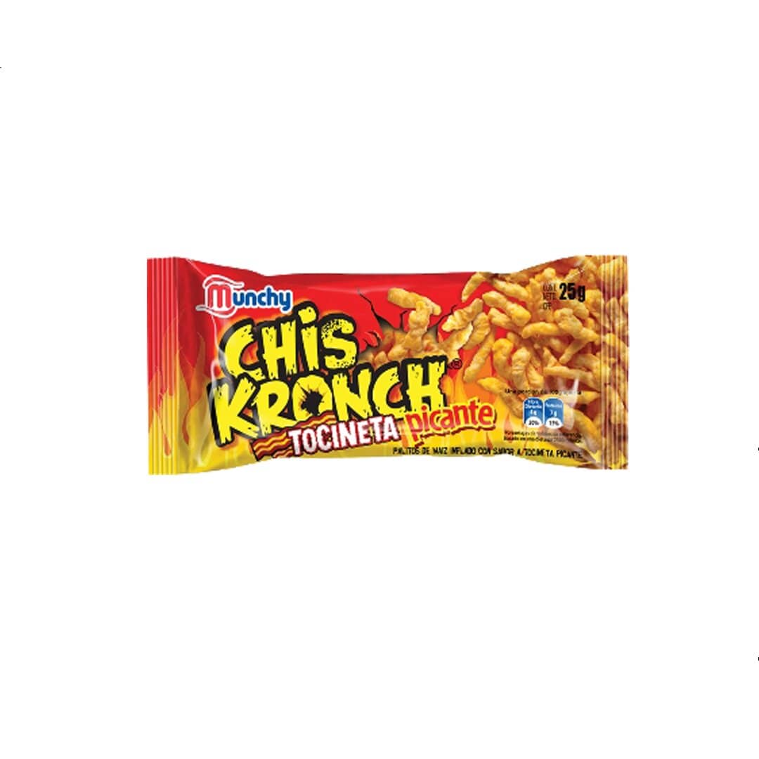 TIRA CHIS KRONCH TOCINETA PICANTE 12UND 25GR