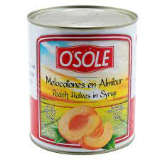 MELOCOTONES EN ALMIBAR OSOLE 450GR
