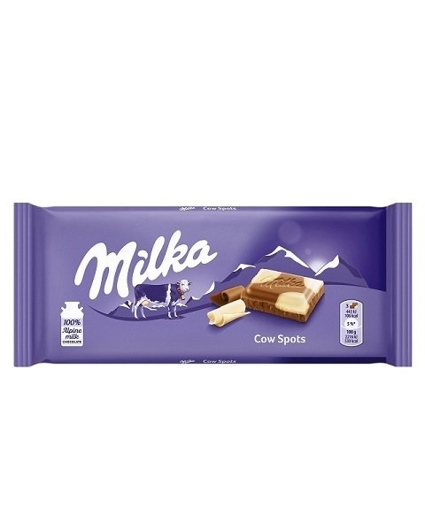 CHOCOLATE MILKA COW SPOTS 100GR