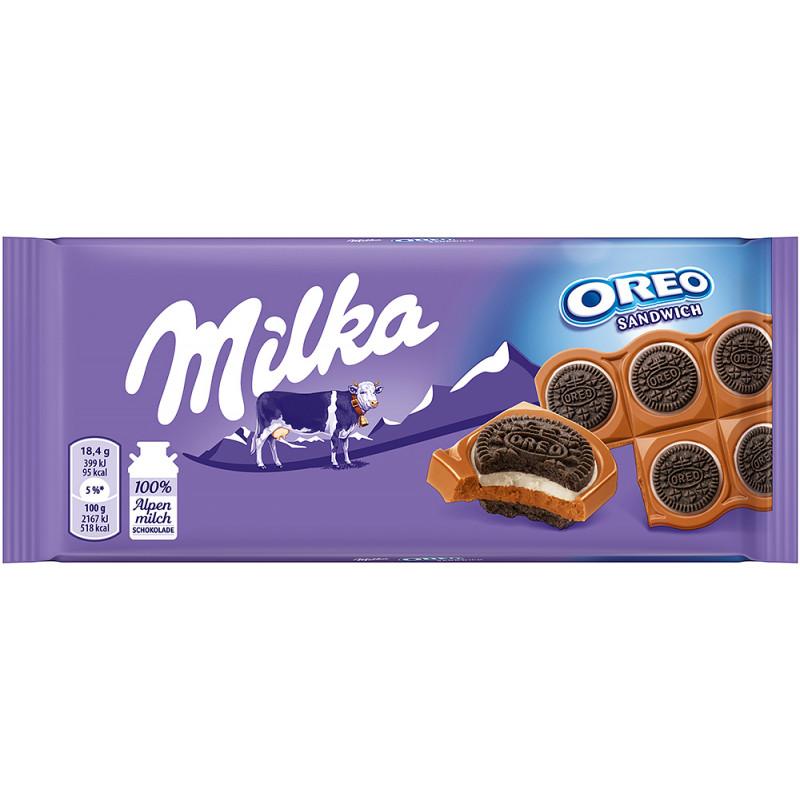 CHOCOLATE MILKA OREO 92GR